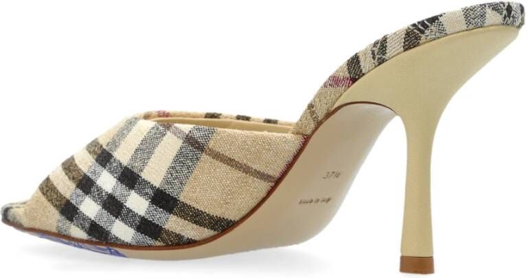 Burberry Sandalen met hak Mews Beige Dames