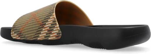 Burberry Slides Dive Brown Dames