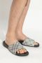 Burberry Beige Slip-On Sandalen met Check Motief Gray Heren - Thumbnail 6