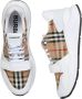 Burberry Witte Sneakers met Klittenbandsluiting en Logolabel White Heren - Thumbnail 6