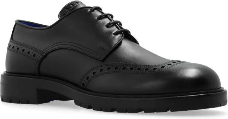 Burberry Soho Derby Schoenen Black Heren