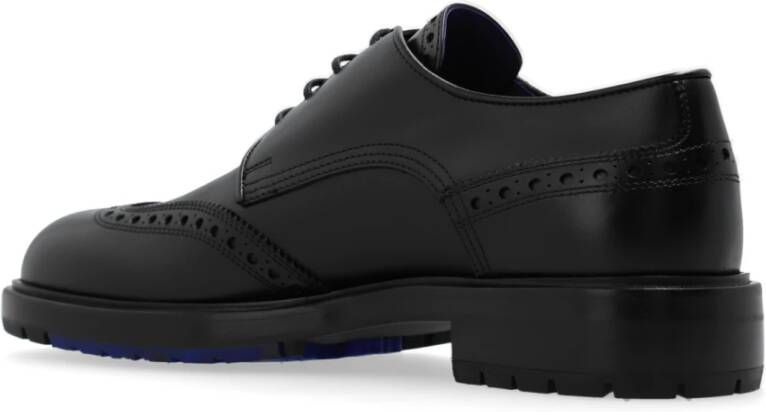 Burberry Soho Derby Schoenen Black Heren