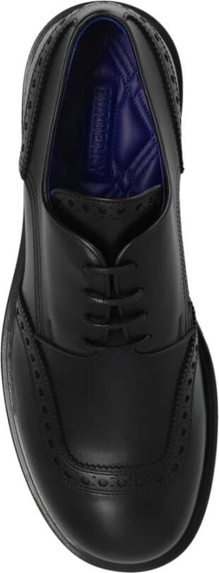 Burberry Soho Derby Schoenen Black Heren