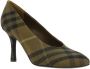 Burberry Stiletto Baby Pumps met Check Print Green Dames - Thumbnail 2