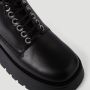 Burberry Zwarte Leren Veterschoenen Black Dames - Thumbnail 7