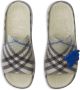 Burberry Vintage Check Sandalen Grijs Multicolor Heren - Thumbnail 3