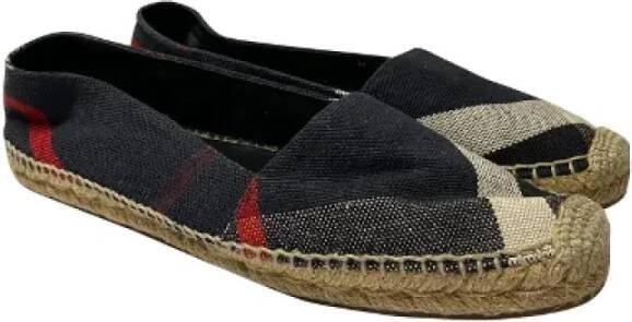 Burberry Vintage Pre-owned Canvas espadrilles Multicolor Dames