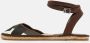 Burberry Vintage Pre-owned Canvas flats Brown Dames - Thumbnail 2