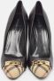 Burberry Vintage Pre-owned Canvas heels Black Dames - Thumbnail 3