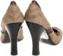 Burberry Vintage Pre-owned Canvas heels Brown Dames - Thumbnail 4