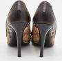Burberry Vintage Pre-owned Coated canvas heels Beige Dames - Thumbnail 5