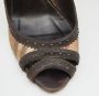 Burberry Vintage Pre-owned Coated canvas heels Beige Dames - Thumbnail 7