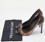 Burberry Vintage Pre-owned Coated canvas heels Beige Dames - Thumbnail 9