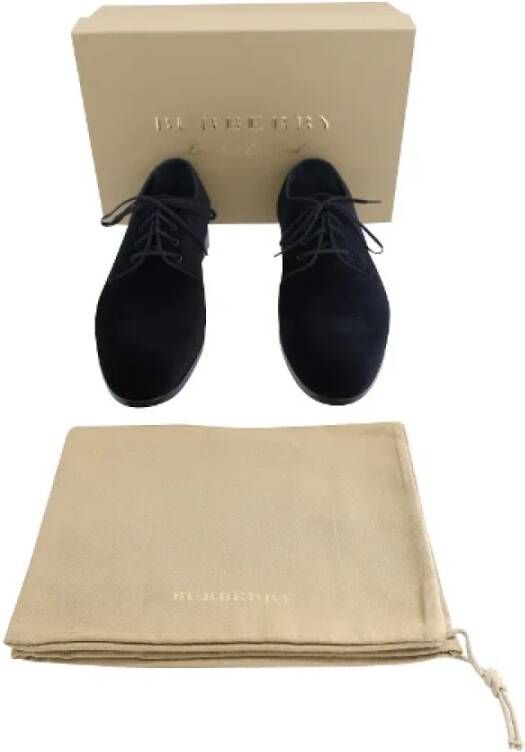 Burberry Vintage Pre-owned Cotton flats Black Heren