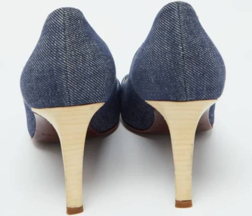 Burberry Vintage Pre-owned Denim heels Blue Dames