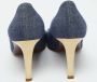 Burberry Vintage Pre-owned Denim heels Blue Dames - Thumbnail 4