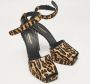 Burberry Vintage Pre-owned Fabric sandals Brown Dames - Thumbnail 3