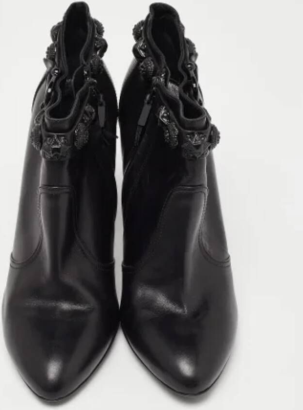 Burberry Vintage Pre-owned Leather boots Black Dames