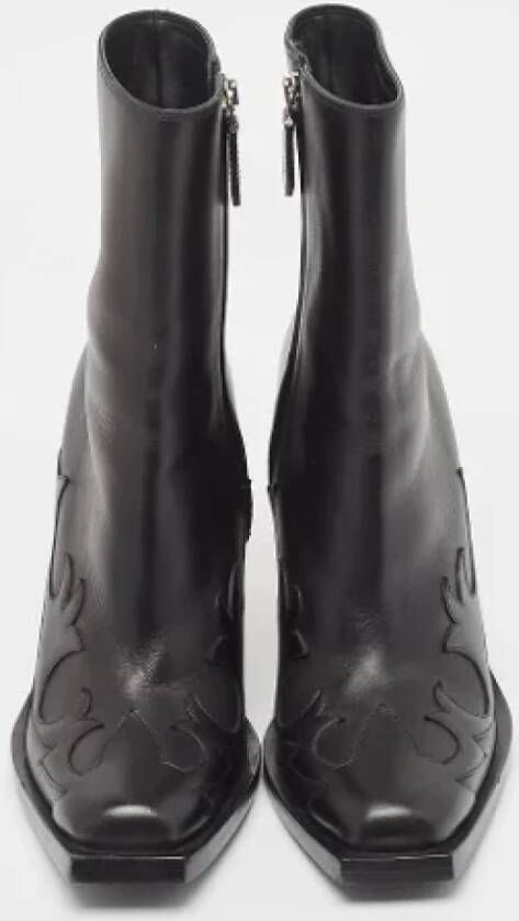 Burberry Vintage Pre-owned Leather boots Black Dames
