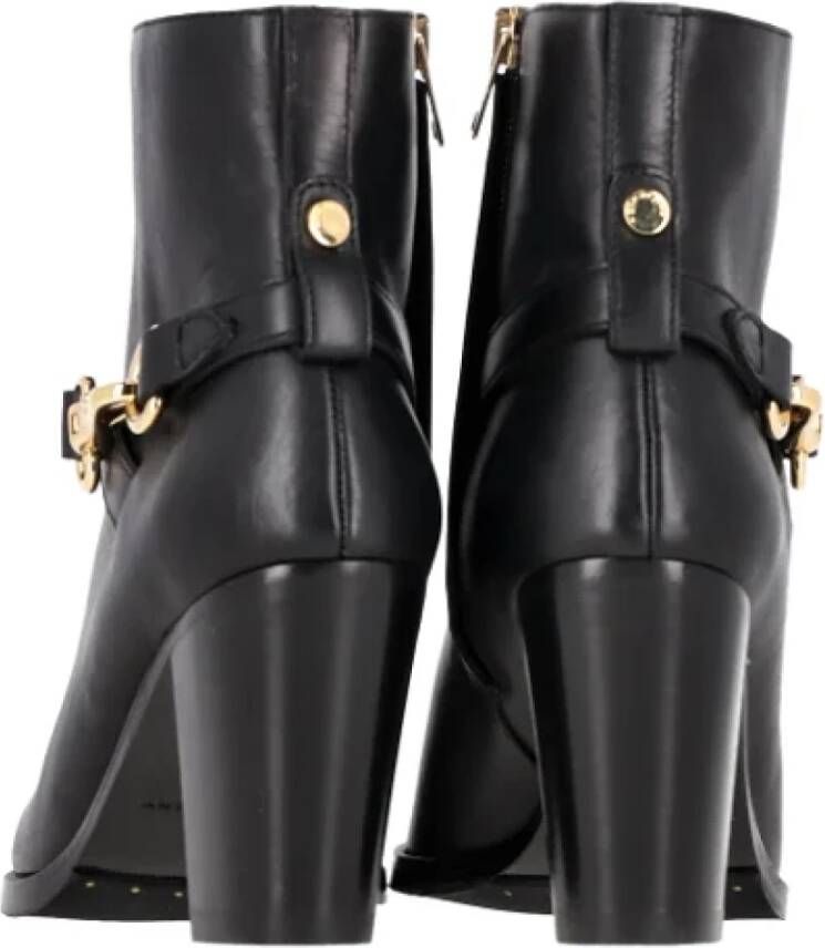 Burberry Vintage Pre-owned Leather boots Black Dames