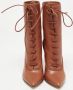 Burberry Vintage Pre-owned Leather boots Brown Dames - Thumbnail 3