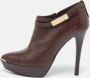 Burberry Vintage Pre-owned Leather boots Brown Dames - Thumbnail 2