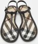 Burberry Vintage Pre-owned Leather flats Black Dames - Thumbnail 3