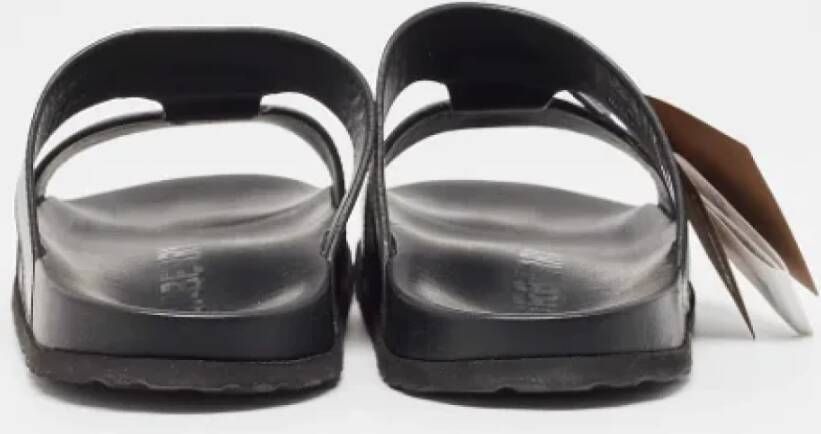 Burberry Vintage Pre-owned Leather flats Black Heren