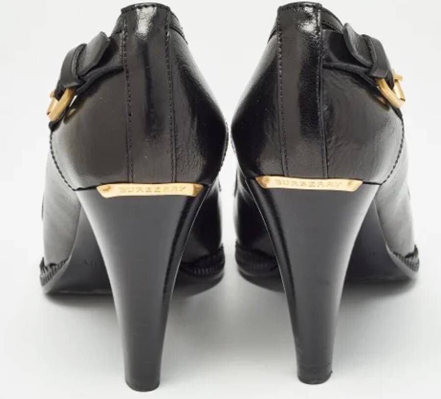 Burberry Vintage Pre-owned Leather heels Black Dames