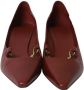 Burberry Vintage Pre-owned Leather heels Red Dames - Thumbnail 2