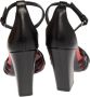 Burberry Vintage Pre-owned Leather sandals Black Dames - Thumbnail 4