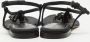 Burberry Vintage Pre-owned Leather sandals Black Dames - Thumbnail 5