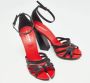 Burberry Vintage Pre-owned Leather sandals Black Dames - Thumbnail 4