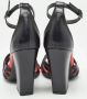 Burberry Vintage Pre-owned Leather sandals Black Dames - Thumbnail 5