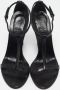 Burberry Vintage Pre-owned Leather sandals Black Dames - Thumbnail 3