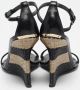 Burberry Vintage Pre-owned Leather sandals Black Dames - Thumbnail 5