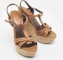 Burberry Vintage Pre-owned Leather sandals Brown Dames - Thumbnail 4