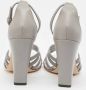 Burberry Vintage Pre-owned Leather sandals Gray Dames - Thumbnail 5