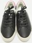 Burberry Vintage Pre-owned Leather sneakers Black Heren - Thumbnail 2