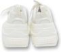 Burberry Witte canvas en leren lage sneakers White Dames - Thumbnail 7