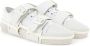 Burberry Witte Canvas Sneaker met Rubberen Zool White Heren - Thumbnail 2