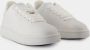 Burberry Witte leren boxsneakers Gestructureerd kalfsleer White Dames - Thumbnail 2