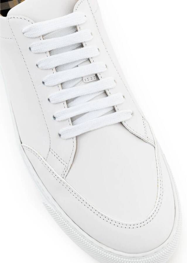 Burberry Witte Leren Sneaker White Dames