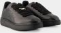 Burberry Zwarte Leren Box Sneakers Verhoogde Stijl Black Dames - Thumbnail 2