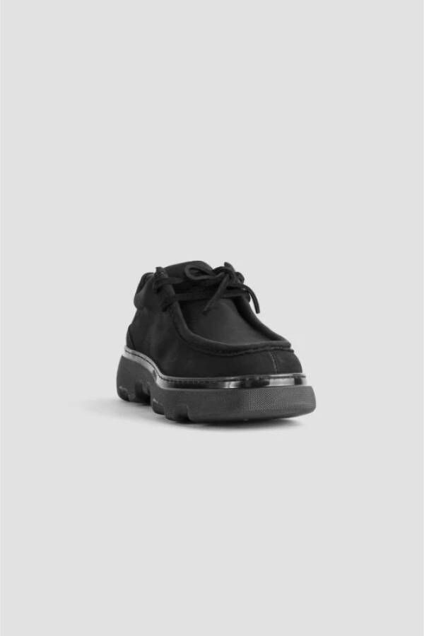 Burberry Zwarte Leren Creeper Veterschoenen Black Heren