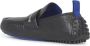 Burberry Zwarte Leren Loafers met B-Cut Rits Black Heren - Thumbnail 3