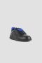 Burberry Zwarte Leren Terrace Sneakers met Blauw Embleem Black Heren - Thumbnail 5