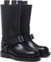 Burberry Hoge Laarzen- MF Saddle Low Black Heren - Thumbnail 3