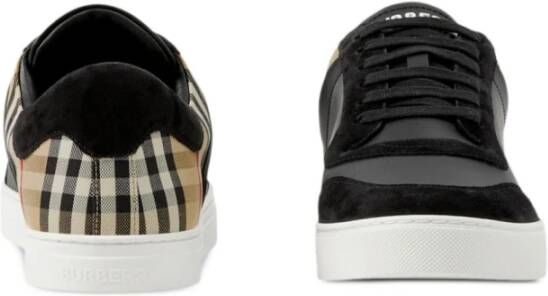 Burberry Zwarte Sneakers Stijlvolle Schoenen Black Heren