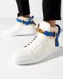 Buscemi Witte leren hoge sneakers White Dames - Thumbnail 2